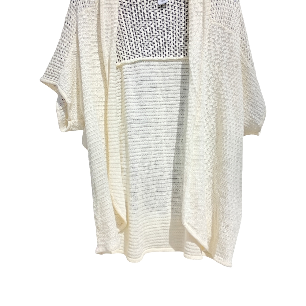 Sag Harbor Ivory Knit Cardigan
